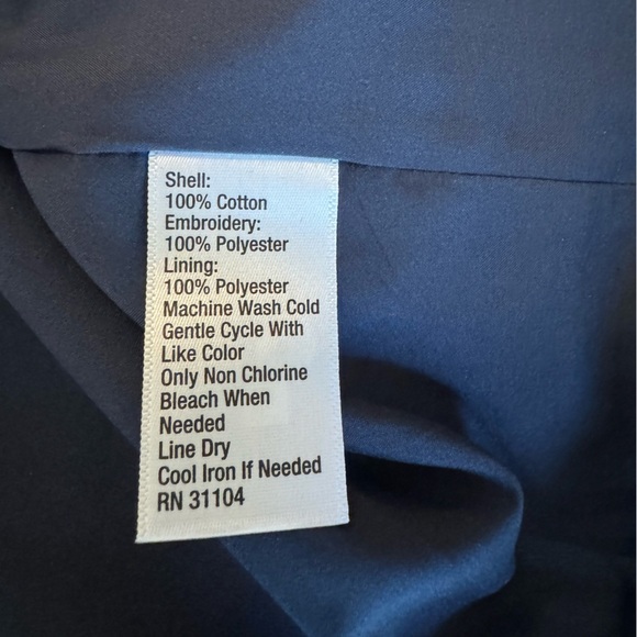 Limited sleeveless dress Navy/White Sz 8p - Picture 5 of 5